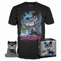 Set POP figure & Tee DC Jim Lee Catwoman (S)
