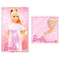 MATTEL Barbie set 2 cotton bath towels