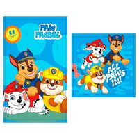 SPIN MASTER Paw Patrol set 2 cotton bath towels