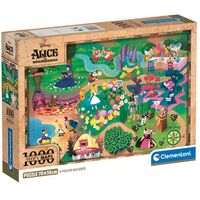 Clementoni Puzzle - Disney Alice in Wonderland Map 1000pcs