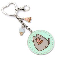 Portachiavi con Charm Pusheen The Cat Pizza PTCK0106