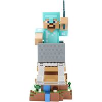 CABLE GUYS Minecraft Steve Con Armatura In Diamante CGCRMC400756