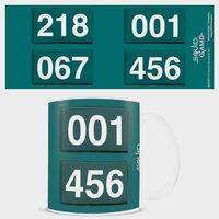 Tazza Squid Game Numbers