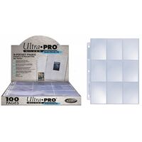 ULTRA PRO Foglio Trasparente 9 Tasche Silver 1pz