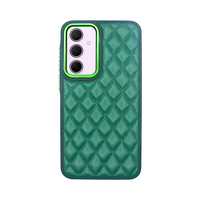 Vivid Diamond Shape PU Leather Case Samsung Galaxy A35 5G Green 5213015670266