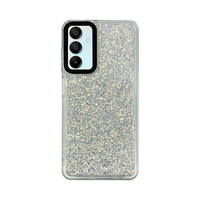 Vivid Glitter Shine Case Samsung Galaxy A15 4G/5G Silver