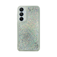 Vivid Liquid Glitter Case Samsung Galaxy A15 4G/5G Silver