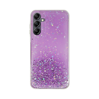 Vivid Liquid Glitter Case Samsung Galaxy A04s Purple/Multicolor