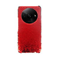 Vivid Sequin Case Redmi A3 Red 5213015673038