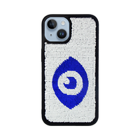 Vivid Sequin Case Apple iPhone 14 Silver/Blue 5213015673489