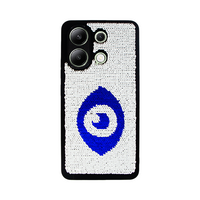 Vivid Sequin Case Redmi Note 13 4G Silver/Blue 5213015673540