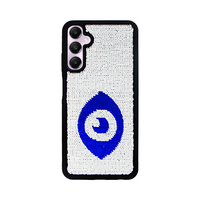 Vivid Sequin Case Samsung Galaxy A05s Silver/Blue 5213015673571