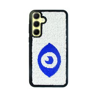 Vivid Sequin Case Samsung Galaxy A55 5G Silver/Blue 5213015673625