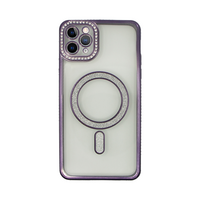 Vivid Magsafe Strass and Glitter Case Apple iPhone 11 Pro Max Purple 5213015670716