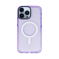 Vivid Magsafe Silicone Case Apple iPhone 13 Pro Max Purple