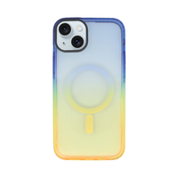 Vivid Magsafe Silicone Case Apple iPhone 15 Plus Blue/Orange 5213015673939