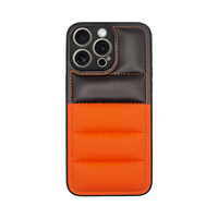Vivid Puffer Back Cover Apple iPhone 15 Pro Orange/Black 5213015670938