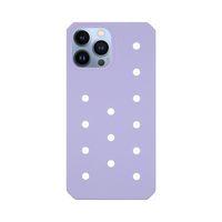 Vivid Silicone Pins Case Apple iPhone 13 Pro Purple