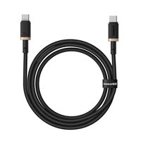 Baseus Dura Type C to Type C 100 W fast charging cable 1 m Black, Gold