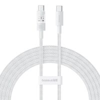 Baseus Gem USB C to USB C fast charging cable 2 m 100 W White