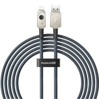 Baseus Unbreakable USB A to iP cable 2 m 5V-2.4A Black