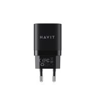 Havit UC30 EU - GaN two-port travel charger 33 W, black