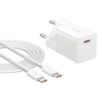 Baseus P10110909213-01 USB-C GaN5 mini 25W mains charger White