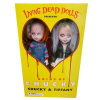 Living Dead Dolls Chucky and Tifanny pack 2 figures 25cm 696198942804