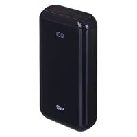 SILICON POWER QS28 Powerbank External battery 20000 mAh 2x USB QC 3.0 1x USB-C PD (SP20KMAPBKQS280K) Black