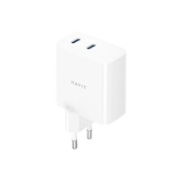 Havit UC45 EU - GaN 45 W dual-port travel charger, black