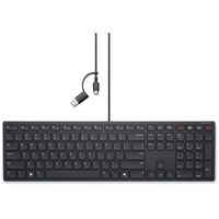 DELL KB525C keyboard Office USB QWERTY US International Black