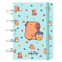 LOVELY STORY Capibara Bubble Tea A6 notebook