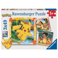 RAVENSBURGER Pokemon puzzle 3x39pcs