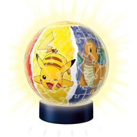 RAVENSBURGER Pokemon Night Light 3D puzzle 74pcs