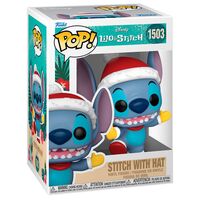 FUNKO POP figure Disney Stitch with Santa Hat