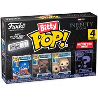 FUNKO Blister 4 figures Bitty POP Marvel The Infinity Saga Captain America
