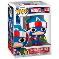 FUNKO POP figure Marvel Captain America Holiday