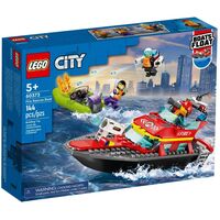 LEGO CITY 60373 FIRE RESCUE BOAT