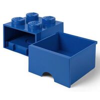 Contenitore LEGO Brick 4 Cassetto Blu
