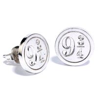 THE CARAT SHOP Harry Potter Deathly Hallows Golden Snitch Platform earrings set