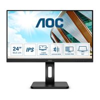 AOC Q24P2Q LED display 60.5 cm (23.8") 2560 x 1440 pixels Quad HD Black