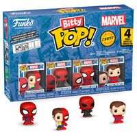 FUNKO Blister 4 figures Bitty POP Marvel Spider-Man Parker Split