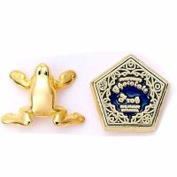 THE CARAT SHOP Harry Potter Chocolate Frog gold plated stud earrings