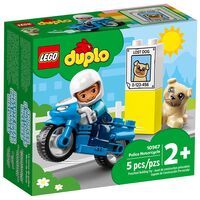10967 Duplo Motocicletta della Polizia