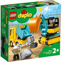 10931 Duplo Town Camion e Scavatrice Cingolata