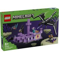 21264 Minecraft L'Enderdrago e la Nave dell'End