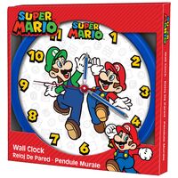 KIDS LICENSING Super Mario Bros wall clock