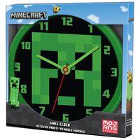 MOJANG STUDIOS Minecraft wall clock