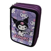 MANENTI Hello Kitty Kuromi triple pencil case