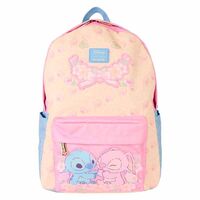 LOUNGEFLY Loungefly Disney Stitch - Stitch & Angel nylon backpack 43cm